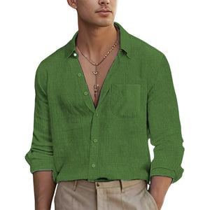 Men's Linen Casual Shirt