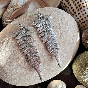 Vintage Leaf Long Earrings