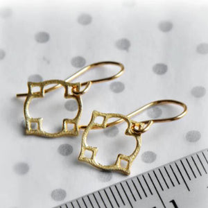 Geometric Imitation Gold Earrings