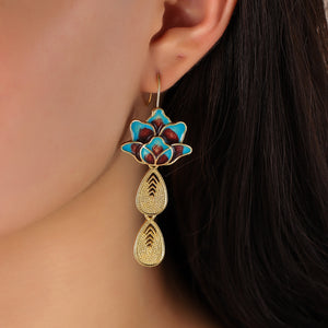 Retro Flower Earrings