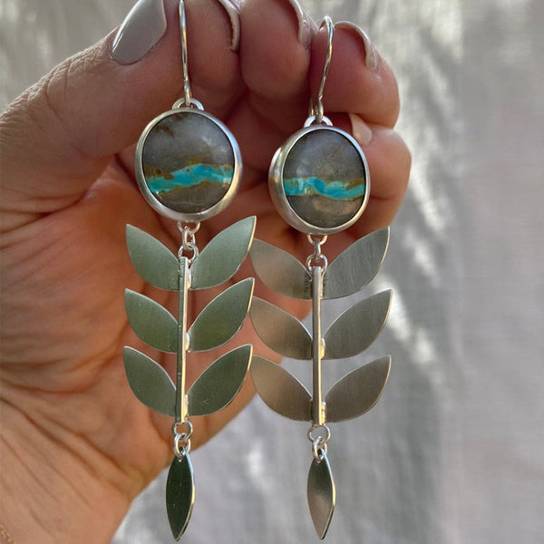 Leaf earrings