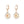 Transparent Round Glass Ball Earrings