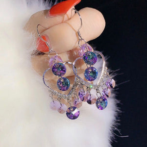 Crystal Heart Earring