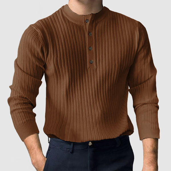 Gentleman's Casual Henley Shirt