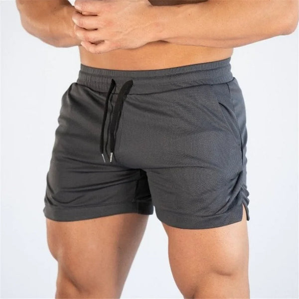 New Large Size Sports Shorts Men's Brother Quick Dry Marathon Running Tripartite Pants Fitness Beach Pants