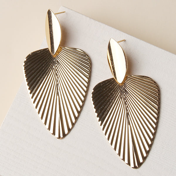 Leaf Pendant Earrings