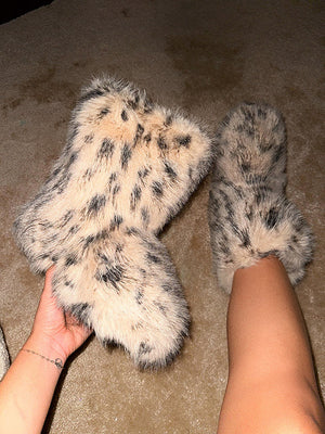 Faux Fur Snow Boots