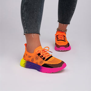 Mesh Colour Block Sneakers