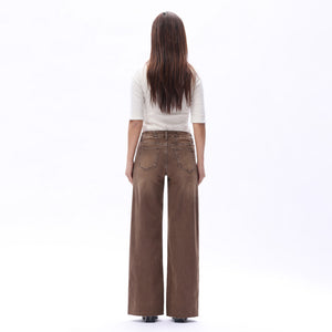 ONESO Earthy Mid Rise Wide Leg Jeans