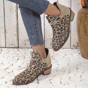 Leopard Fashion Boots Women