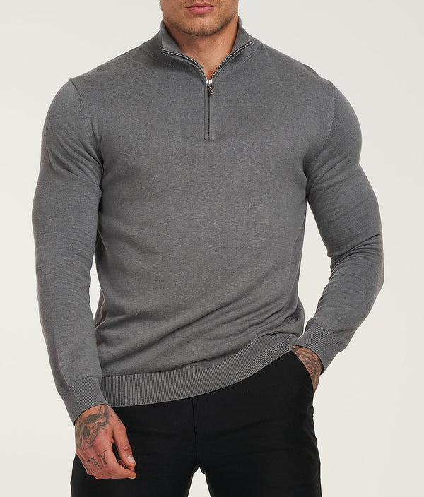 Gentleman's Cashmere Half Zip Sweater