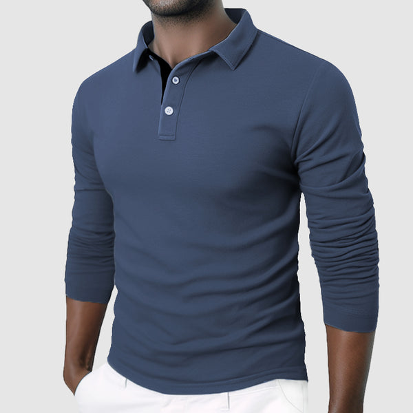 Men's Business Cotton Polo Shirt