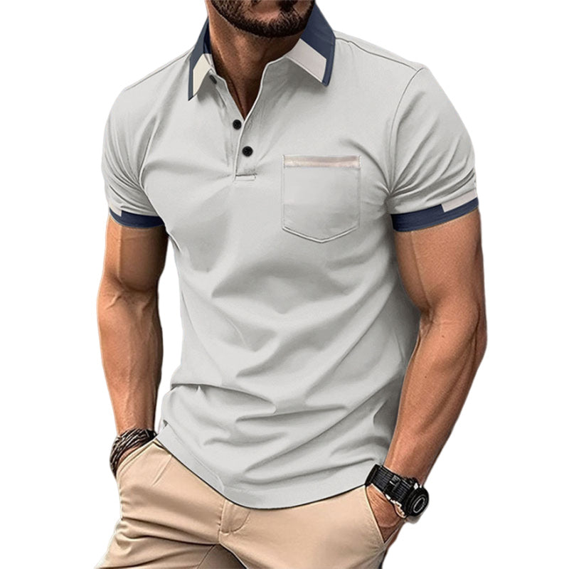 Men's Summer Polo Short Sleeve Shirt