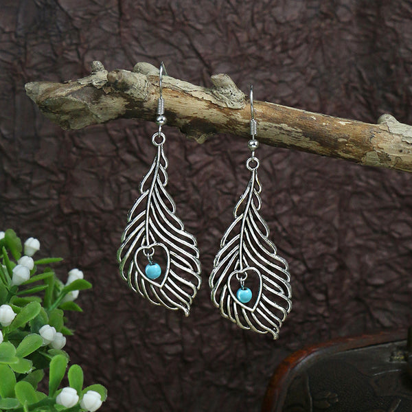 Vintage Bohemian Turquoise Earrings