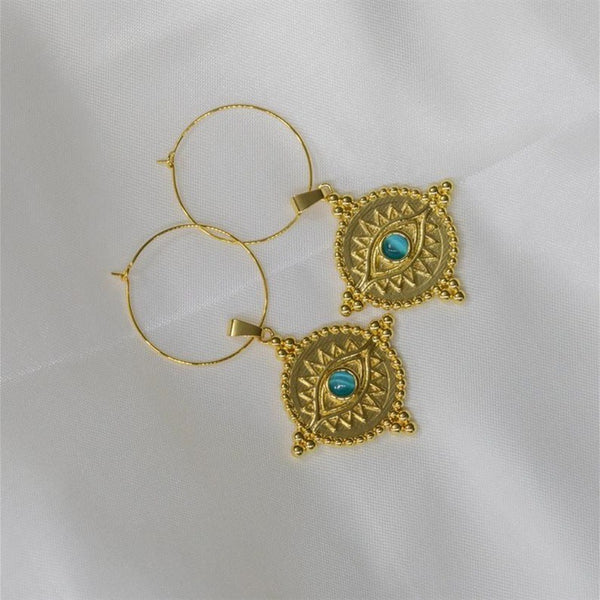 Fashion Pendant Earrings With Horus Eye