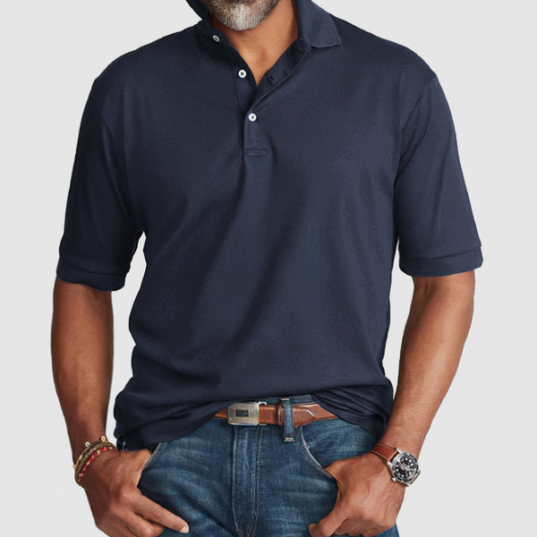 Men's High Quality Cotton Short Sleeve Polo Shirt