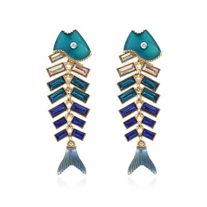 Fishbone Earring