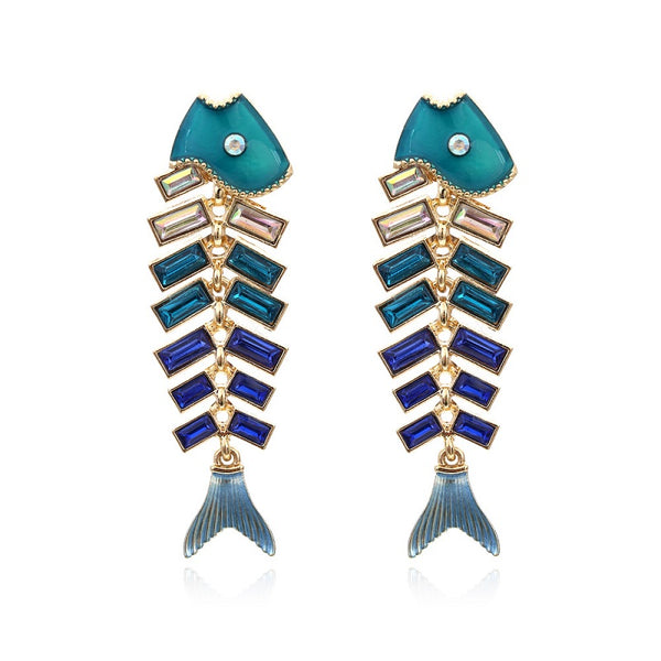 Fishbone Earring