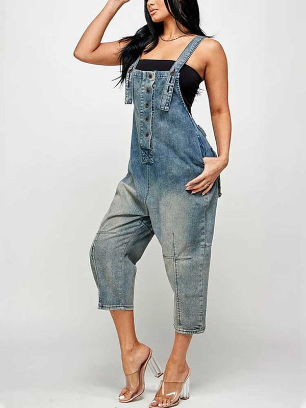 Vintage Denim Overalls