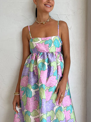 Floral Tie Back Sundress