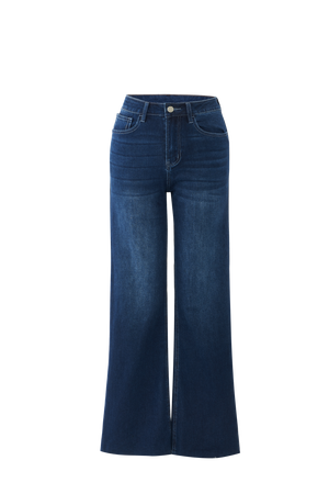 BlueMoment High Waisted Wide Leg Jeans for Women Stretchy Tummy Control Loose Denim Pants Trendy Plus Size Mom Baggy Jeans