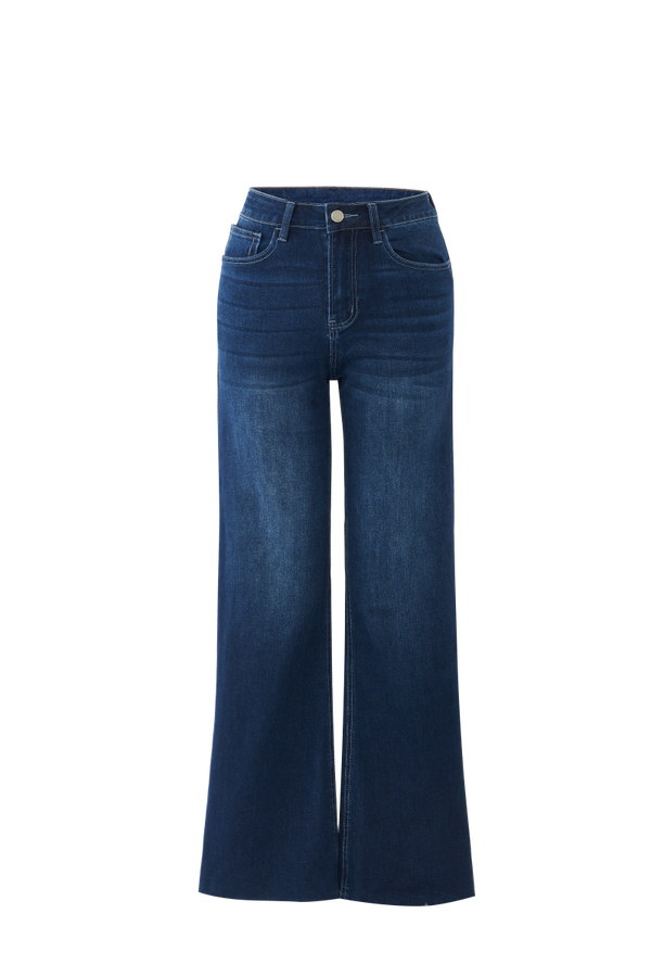 BlueMoment High Waisted Wide Leg Jeans for Women Stretchy Tummy Control Loose Denim Pants Trendy Plus Size Mom Baggy Jeans