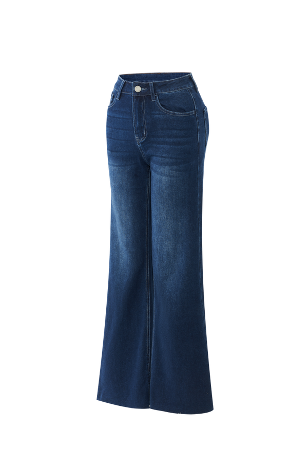 BlueMoment High Waisted Wide Leg Jeans for Women Stretchy Tummy Control Loose Denim Pants Trendy Plus Size Mom Baggy Jeans