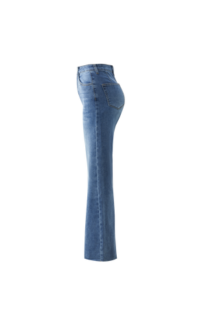 BlueMoment High Waisted Wide Leg Jeans for Women Stretchy Tummy Control Loose Denim Pants Trendy Plus Size Mom Baggy Jeans