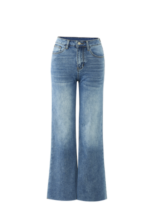 BlueMoment High Waisted Wide Leg Jeans for Women Stretchy Tummy Control Loose Denim Pants Trendy Plus Size Mom Baggy Jeans