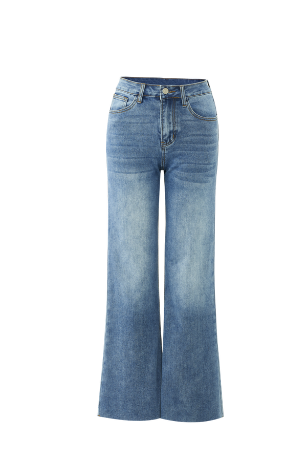 BlueMoment High Waisted Wide Leg Jeans for Women Stretchy Tummy Control Loose Denim Pants Trendy Plus Size Mom Baggy Jeans