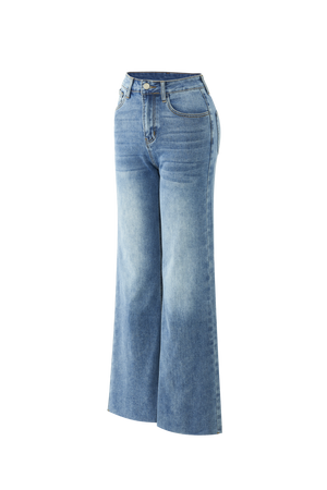 BlueMoment High Waisted Wide Leg Jeans for Women Stretchy Tummy Control Loose Denim Pants Trendy Plus Size Mom Baggy Jeans