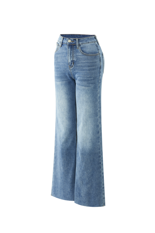 BlueMoment High Waisted Wide Leg Jeans for Women Stretchy Tummy Control Loose Denim Pants Trendy Plus Size Mom Baggy Jeans