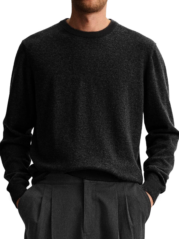 Men's Fashion Casual Round Neck Long Sleeve Sweater