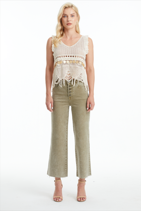 High Rise Wide Leg Jeans Womenswear Bottom
