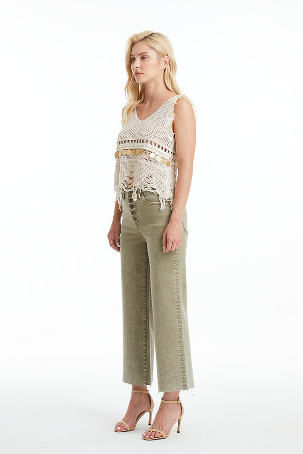 High Rise Wide Leg Jeans Womenswear Bottom