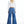 Women High Rise Stretch Carpenter Wide Flare Leg Jeans BYW8085