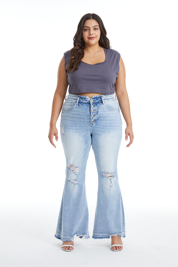 ONESO Polly Ultra High Waisted Flared Hem