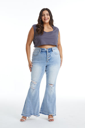 ONESO Polly Ultra High Waisted Flared Hem