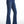 Women Mid Rise Stretch Flare Jeans with Distressed Frayed Hem BYF1119