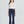 Women High Rise Stretch Wide Leg Front Slit Flare Jeans BYF1072