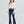 Women High Rise Stretch Wide Leg Front Slit Flare Jeans BYF1072