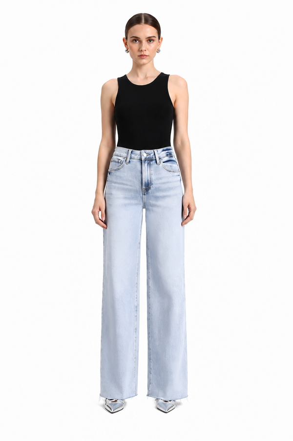 ONESO Timeless High Rise Wide Leg Jeans