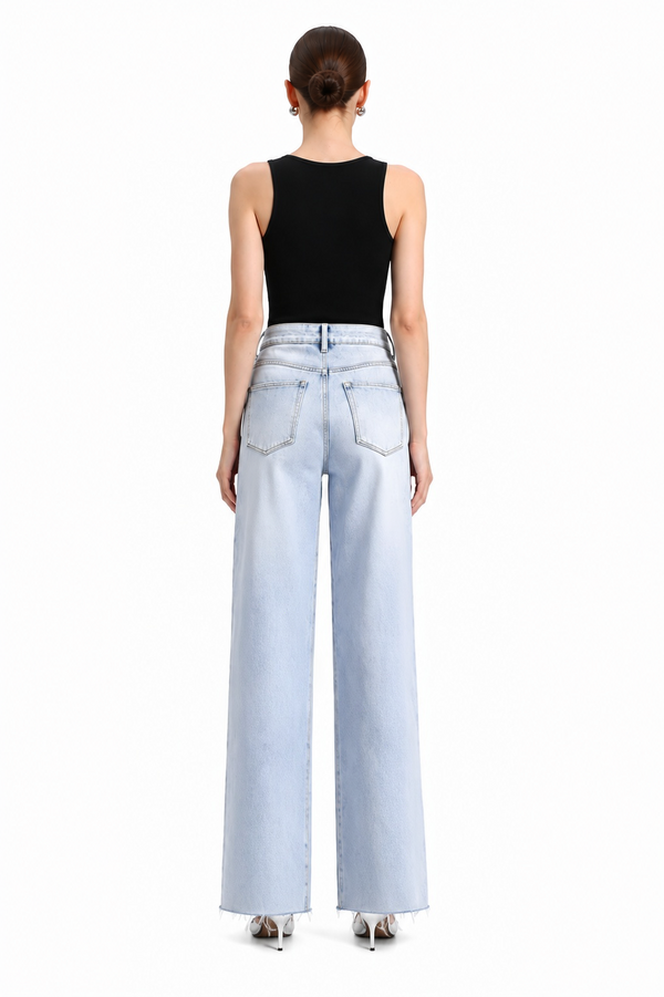 ONESO Timeless High Rise Wide Leg Jeans