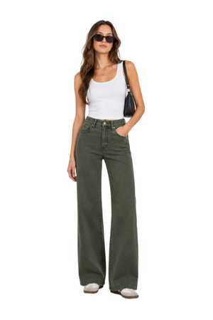 ONESO Vintage High Rise Wide Leg Jeans
