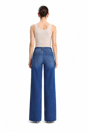 ONESO Chic High Rise Wide Leg Jeans