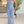 One Shoulder Denim Jumpsuit