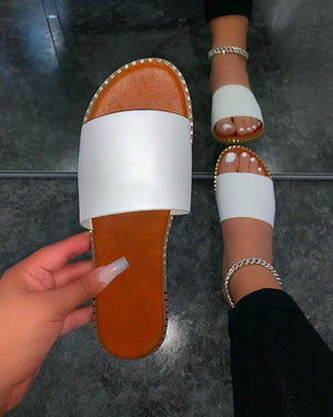 Casual Flat Slides