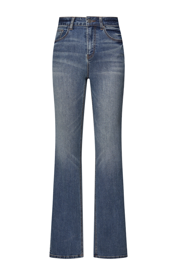 Micro-Flare Stretch Retro Jeans