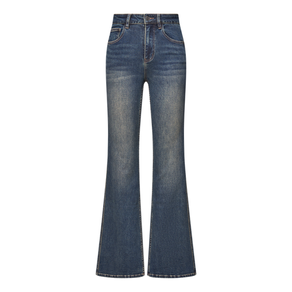 Vintage Washed Flared Jeans