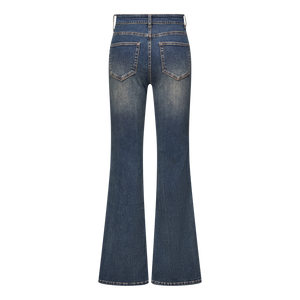 Vintage Washed Flared Jeans